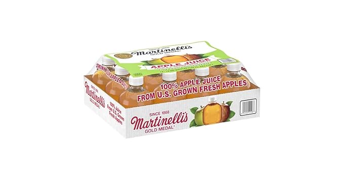 Martinelli's 100% Organic Apple Juice 12 ct, 10 fl oz