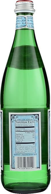 San Pellegrino Sparkling Natural Mineral Water, 25.3 oz