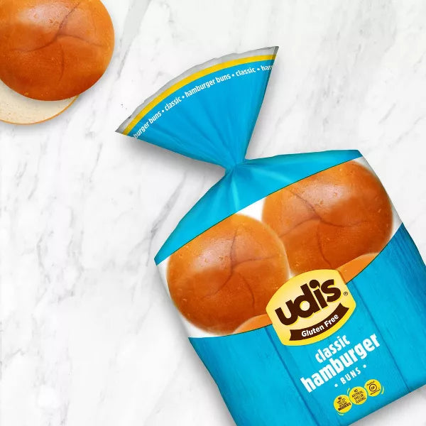 Udi's Gluten-Free Frozen Hamburger Buns, 10.4 oz