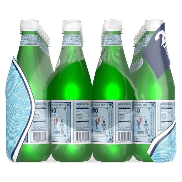 San Pellegrino Sparkling Natural Mineral Water, 16.9 fl oz, 24-count