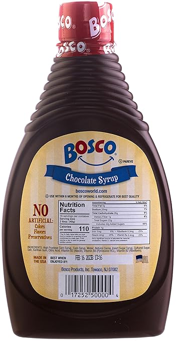 Bosco Chocolate Syrup, 22 oz