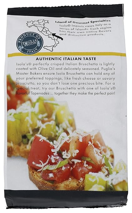 Isola Signature Olive Oil Bruschetta Toast, 5.4 oz