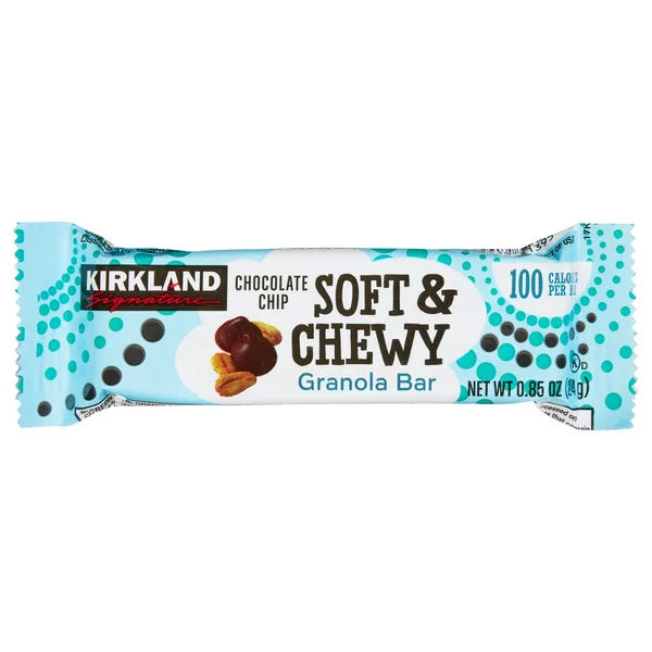 Kirkland Signature Soft & Chewy Chocolate Chip Granola Bars 64 ct, .85 oz