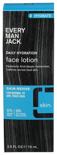 Every Man Jack Daily Hydration Face Lotion, 2.5 oz