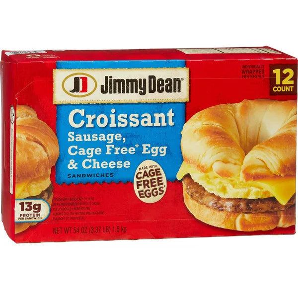 Jimmy Dean Croissant Sandwiches12 ct, 54 oz