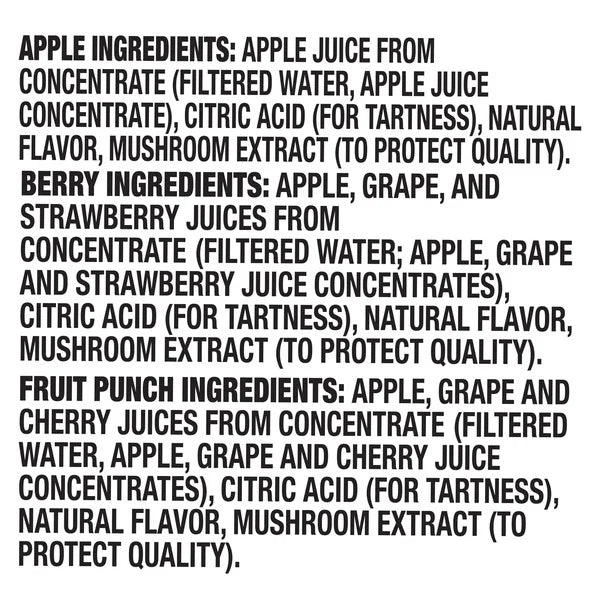 Capri Sun 100% Juice Variety Pack Zero Added Sugars 40 ct, 6 oz