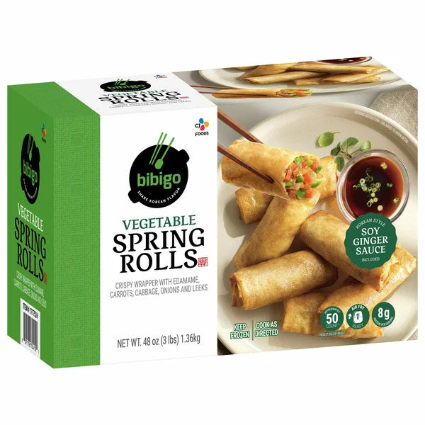 Bibigo Vegetable Spring Rolls, 50 ct