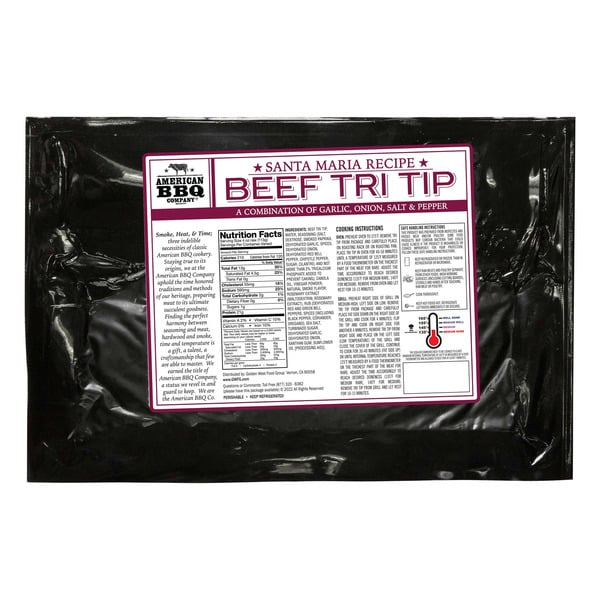 Santa Maria Tri Tip USDA Choice ($9.99 / lb)
