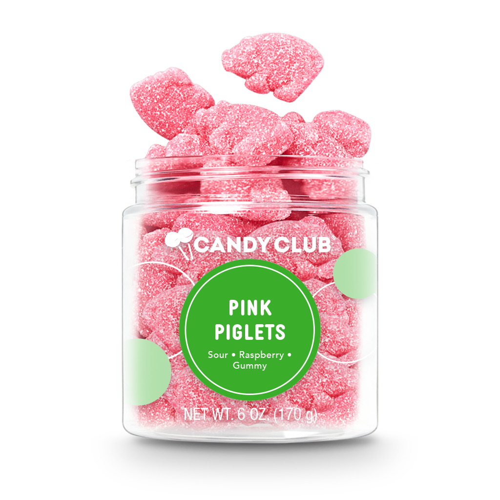 Candy Club Pink Piglets, 6 oz