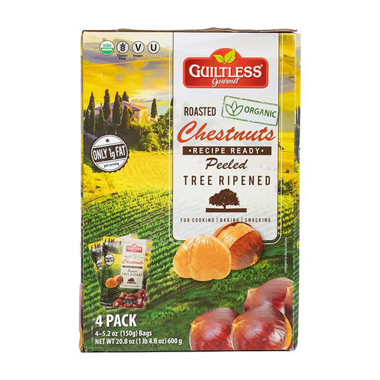 Guiltless Gourmet Organic Chestnuts, 5.2 oz, 4-count