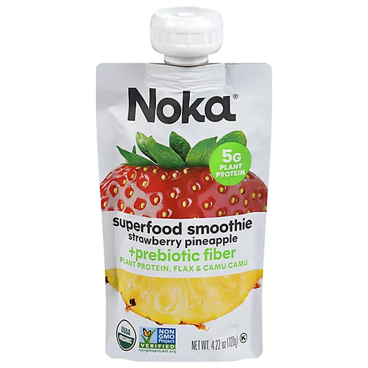 Noka Strawberry Pineapple Smoothie, 4.22 oz