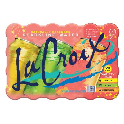 LaCroix Sparkling Water Variety Pack, 24 Count