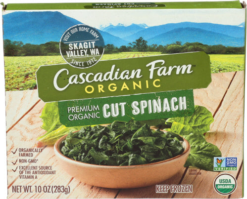 Cascadian Farm Organic Frozen Cut Spinach, 10 oz