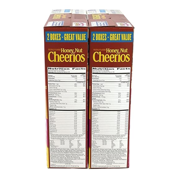 General Mills Honey Nut Cheerios Cereal 2 ct, 27.5 oz