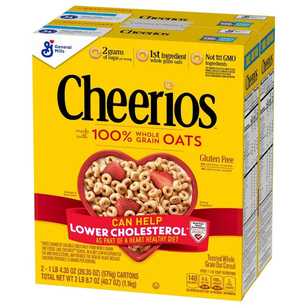 General Mills Cheerios Cereal 2 ct, 20.35 oz