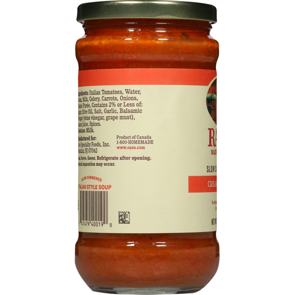 Rao's Creamy Tomato Slow Simmered Soup, 16 oz