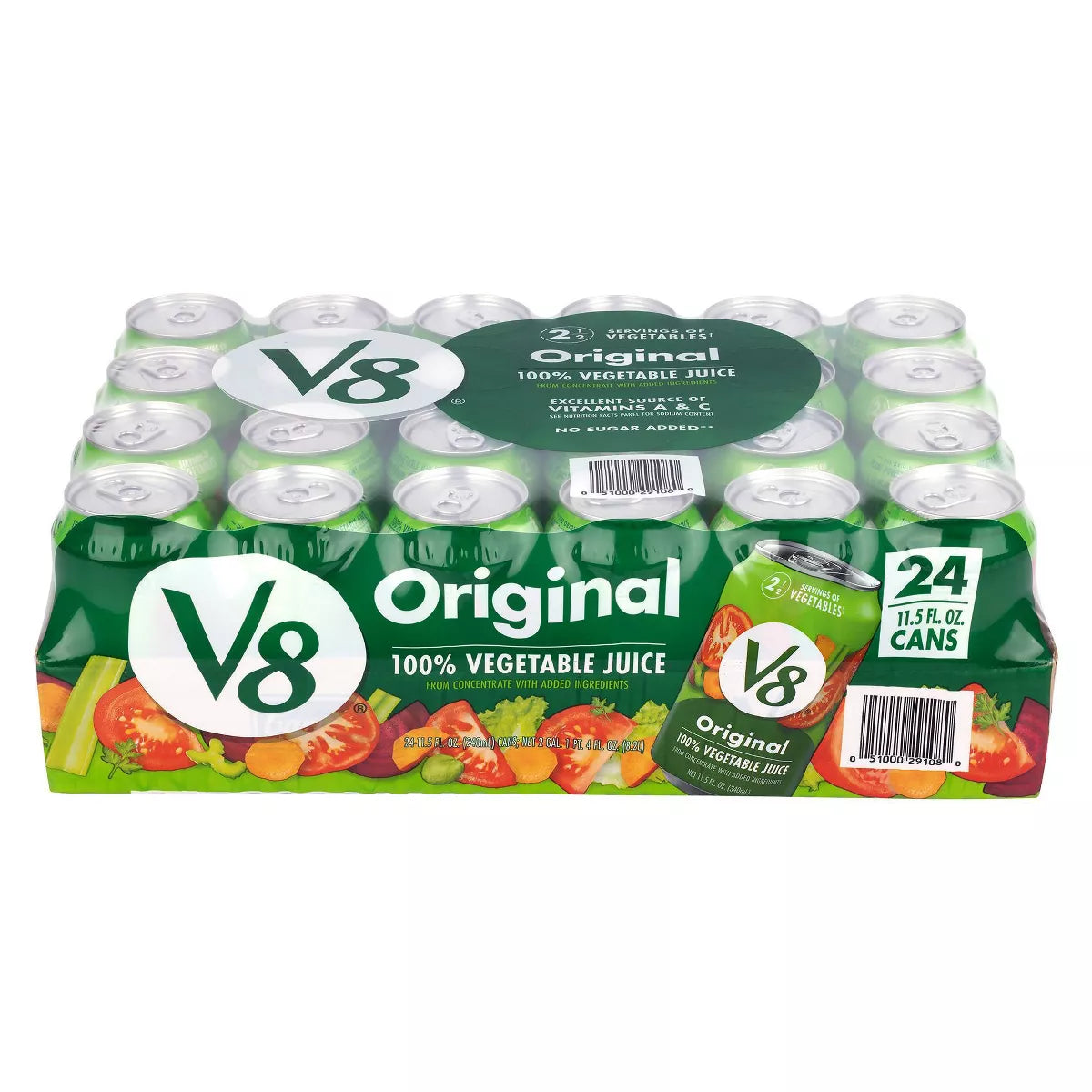 V8, Original Vegetable Juice, 11.5 fl oz, 28 Count