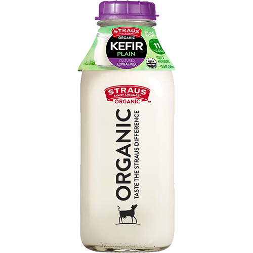 Straus Organic Lowfat Plain Kefir, 32 oz