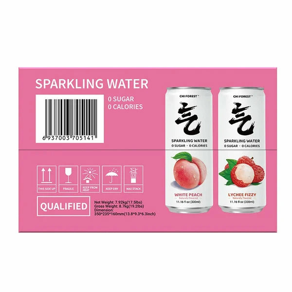 Chi Forest Flavored Sparkling Water Variety Pack, 24 ct, 11.15 oz