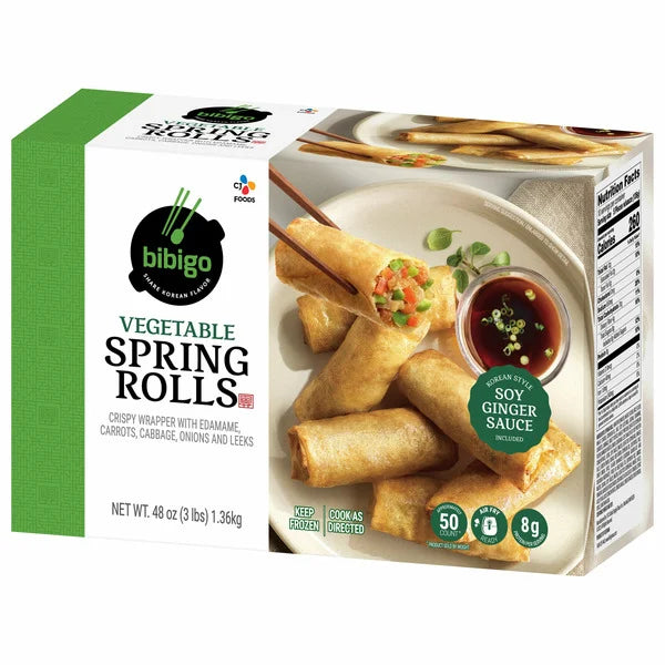Bibigo Vegetable Spring Rolls, 50 ct