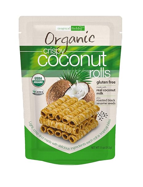 Tropical Fields Organic Coconut Rolls, 11 oz