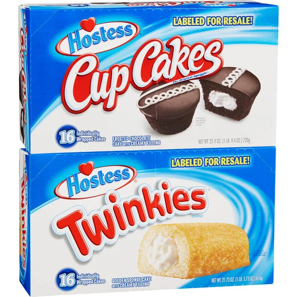 Hostess Cupcakes & Twinkies, 32 Count