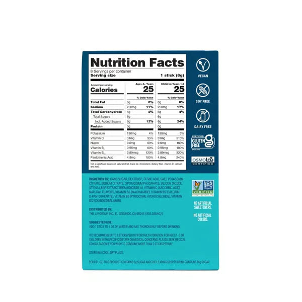 Liquid I.V. Tropical Punch Flavor Hydration Multiplier for Kids, 8 Count