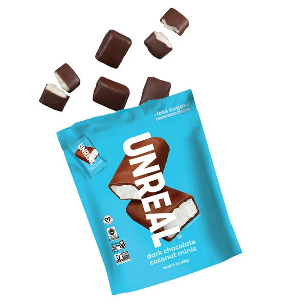 UNREAL Chocolate Dark Coconut Bar Bag, 15.3 oz