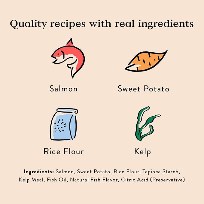 Bocce's Bakery One Fish Two Fish Cat Salmon & Seaweed Recipe, 2 oz