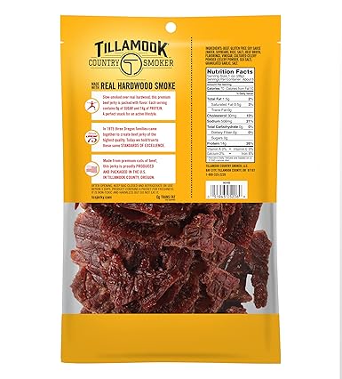 Tillamook Zero Sugar Jerky 2 ct, 6 oz