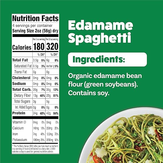 Explore Cuisine Organic Edamame Spaghetti 2 ct, 1 lb