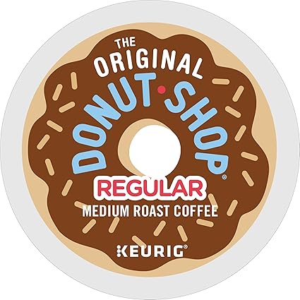 The Original Donut Shop Regular Medium Roast K-Cup Coffee, Regular Medium Roast, 80 ct