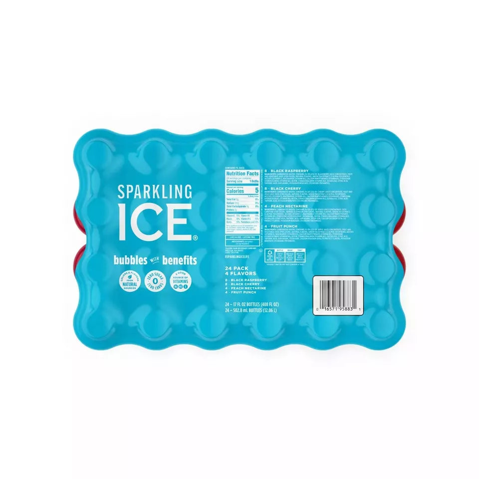 Sparkling Ice Zero Sugar, 17 fl oz, 24 pack