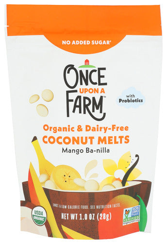 Once Upon A Farm Organic Mango Banilla Coconut Melts, 1 oz