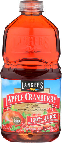 Langers Apple Cranberry Juice, 64 oz