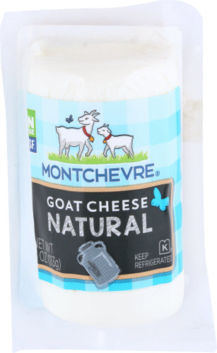 Montchevre Natural Plain Goat Cheese Log, 4 oz