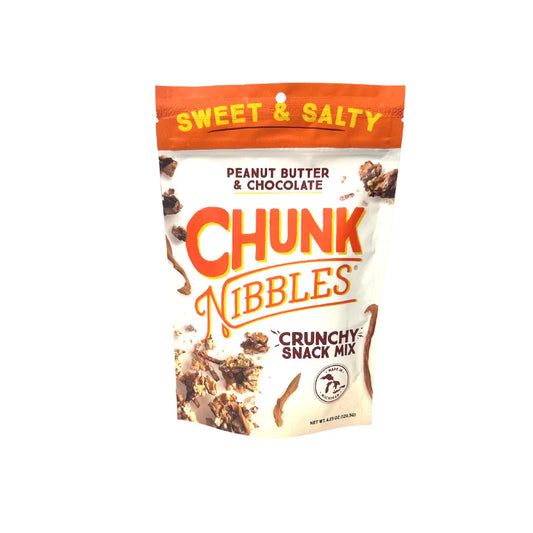 Chunk Nibbles Peanut Butter Chocolate, 4.25 oz