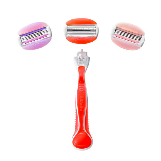 Gillette Venus ComfortGlide Essential Botanicals, 1 Razor + 12 Cartridges Gel