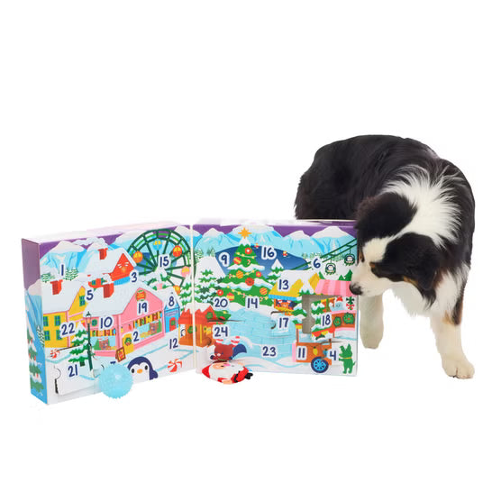 BARK Winter Wooferland Toy and Treat Dog Advent Calendar
