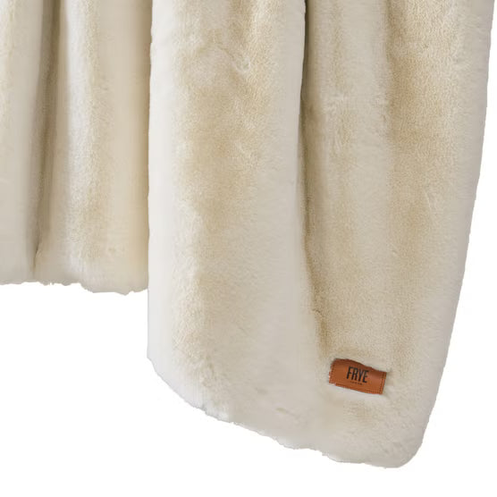 FRYE Luxe Faux Fur Throw 60 in x 70 in
