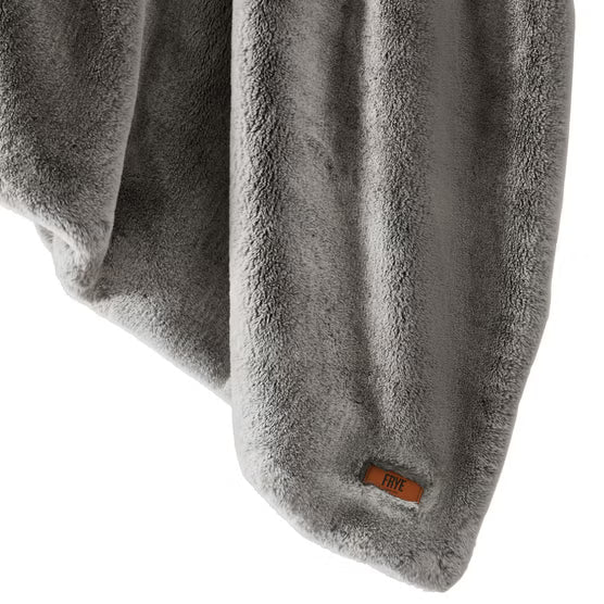 FRYE Luxe Faux Fur Throw 60 in x 70 in