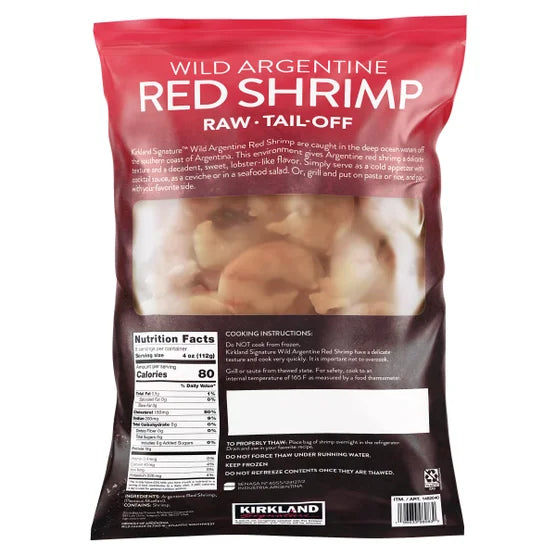 Kirkland Signature Wild Argentine Raw Shrimp, 2 lb