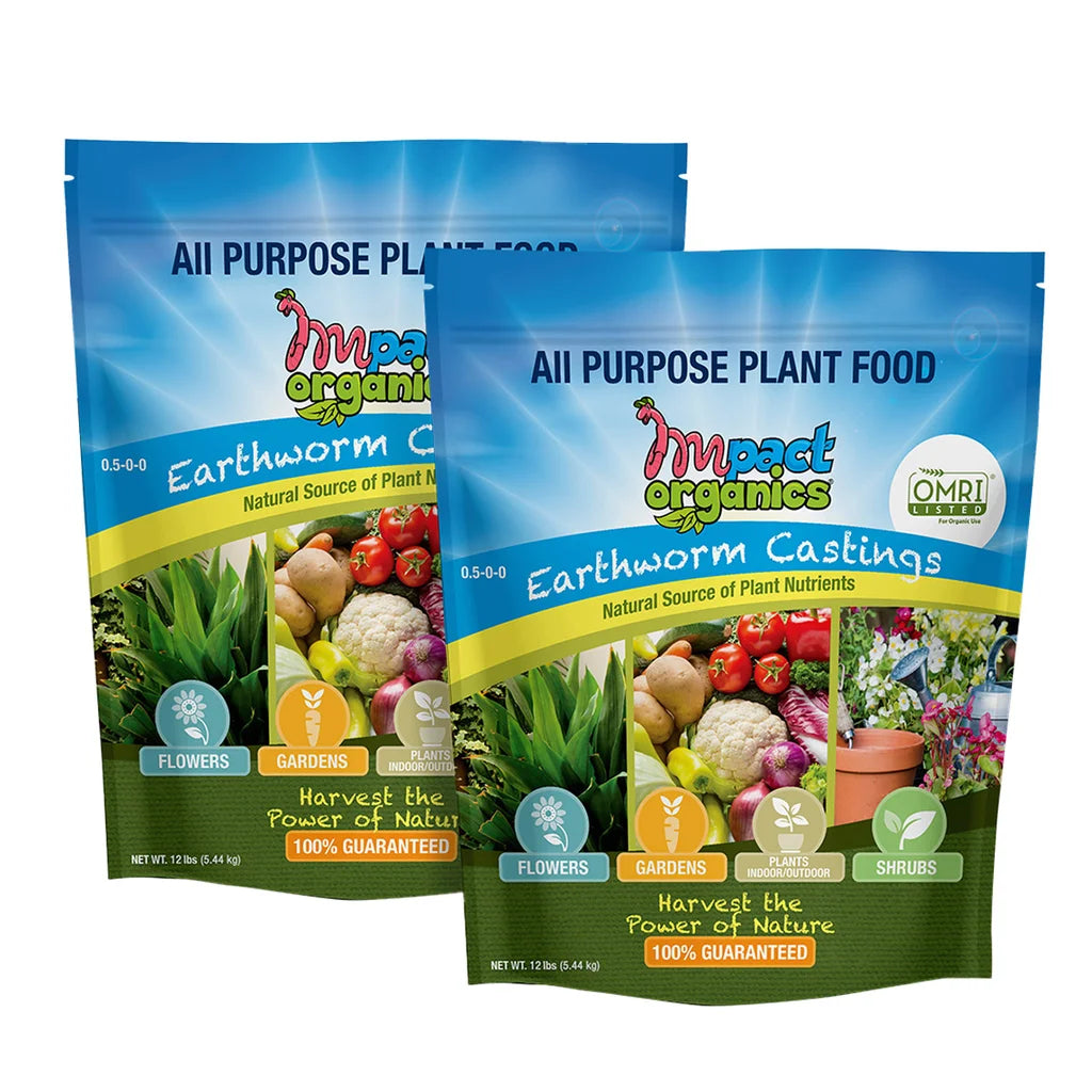 Organic Earthworm Castings All Purpose Plant Food 12lbs