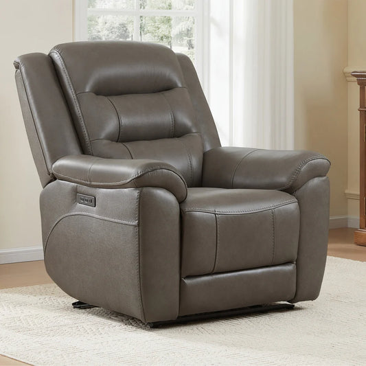 Mason Leather Power Recliner with Power Headrest*
