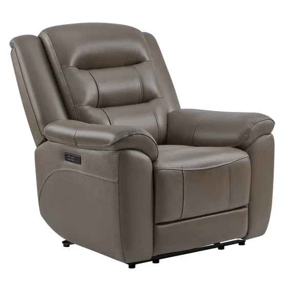 Mason Leather Power Recliner with Power Headrest*