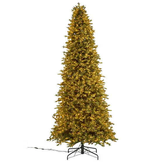 12' Pre-Lit Radiant Micro LED with Twinkle Artificial Christmas Tree*