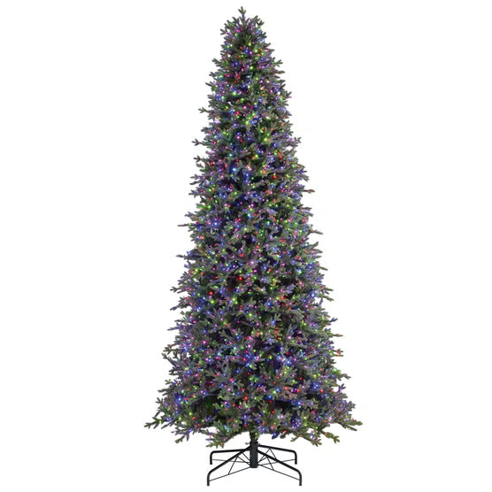 12' Pre-Lit Radiant Micro LED with Twinkle Artificial Christmas Tree*