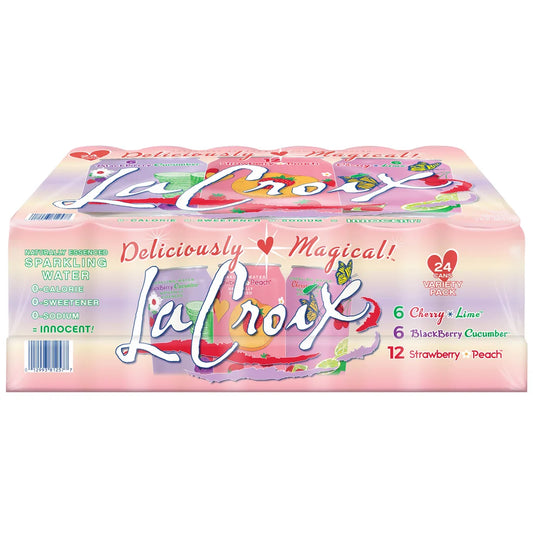 LaCroix Sparkling Water, Variety Pack, 12 fl oz, 24 ct