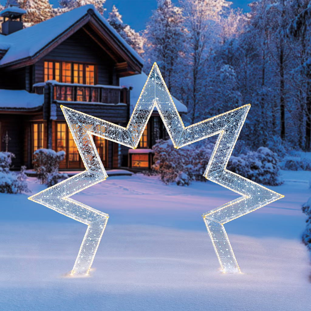 9.5' Star Arch with LED Twinkle Lights*