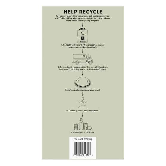 Starbucks Coffee and Espresso Capsules for Nespresso 60-count Variety Pack, 100% Arabica Coffee